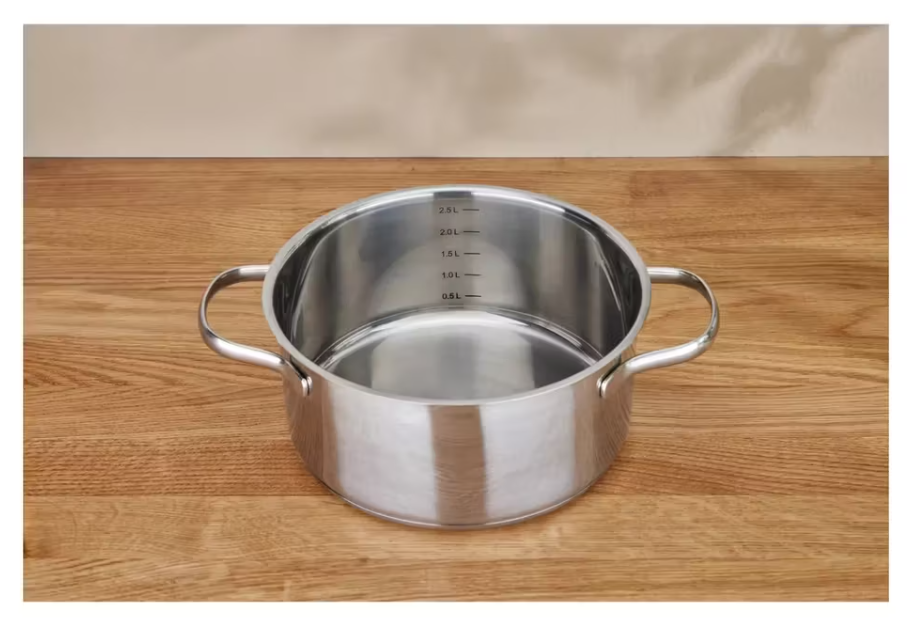 Silvercrest Premium Stainless Steel Pot Set - 3 Pieces