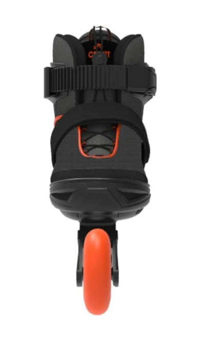 CRIVIT Children's roller skates black with orange size 37-41