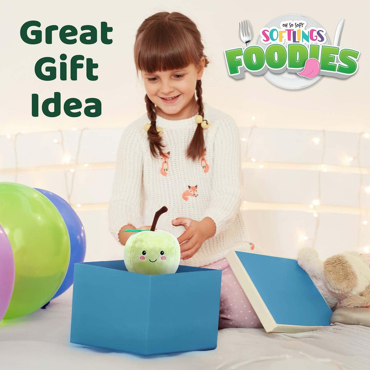 Softlings Foodies Bramley The Apple Plush Toy