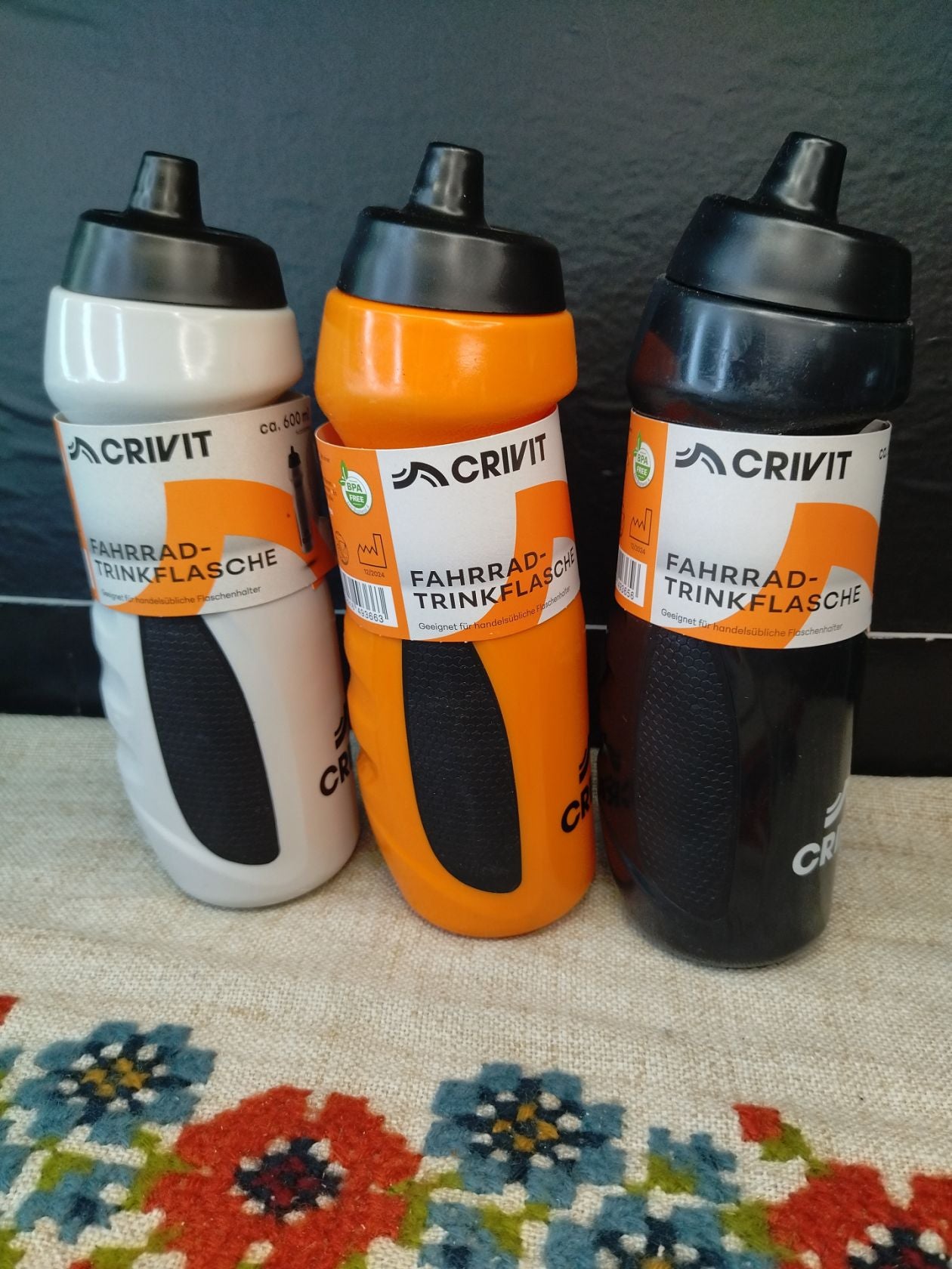 CRIVIT 600 ml Water bottle - Black