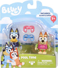 Bluey - Pool Time Bingo 2.5 inch Figures - 2 Pack, Multicolor