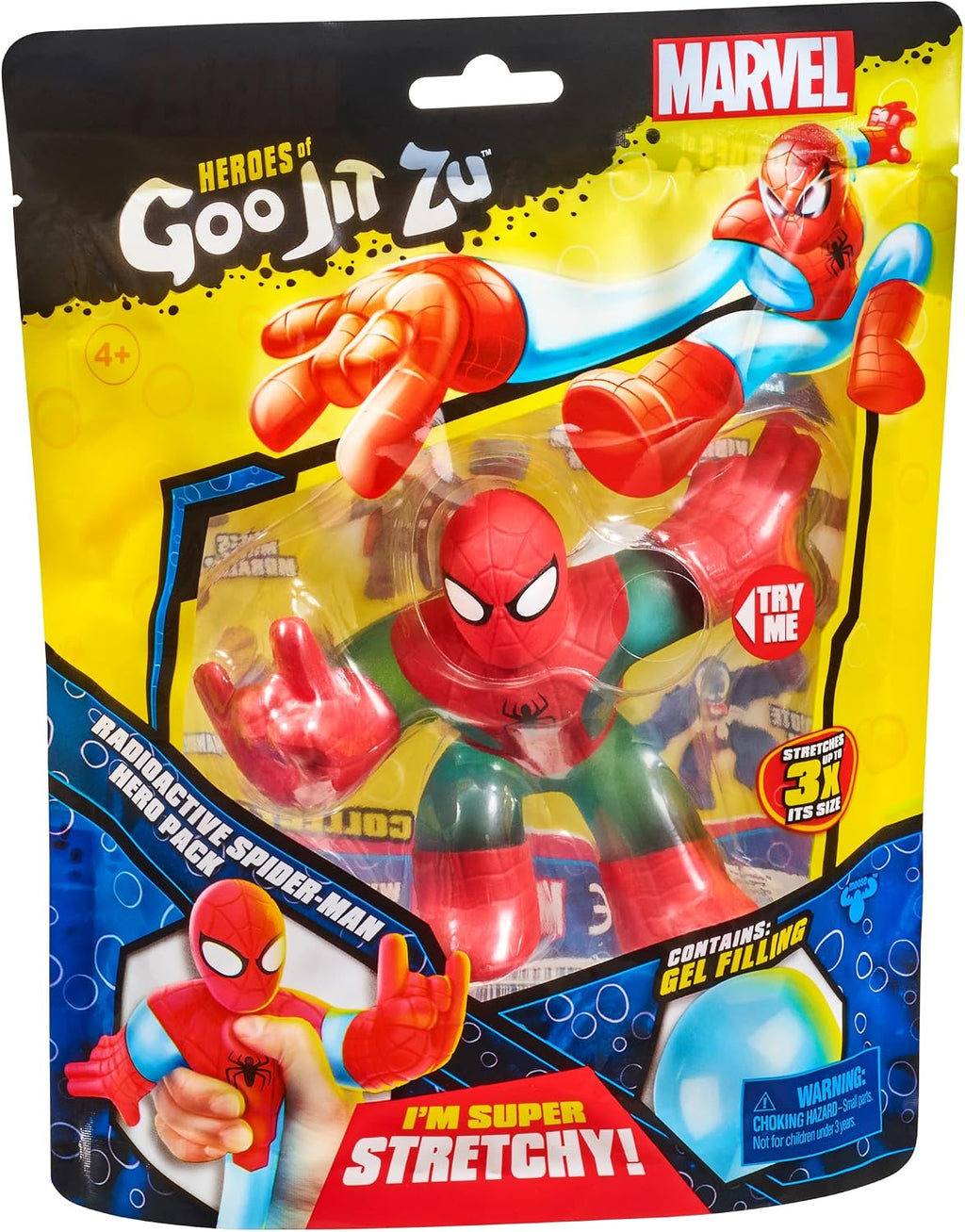 Heroes of Goo Jit Zu Licensed Marvel S3 Hero Pack - Radioactive Spider-Man