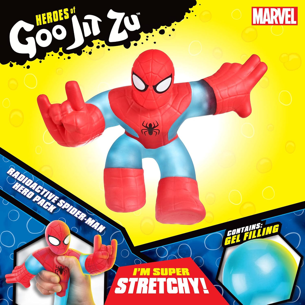 Heroes of Goo Jit Zu Licensed Marvel S3 Hero Pack - Radioactive Spider-Man