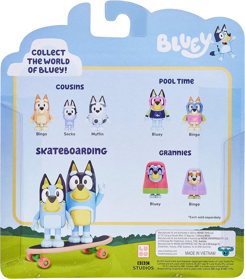 Skateboard - BLUEY & BANDIT, 2-piece set