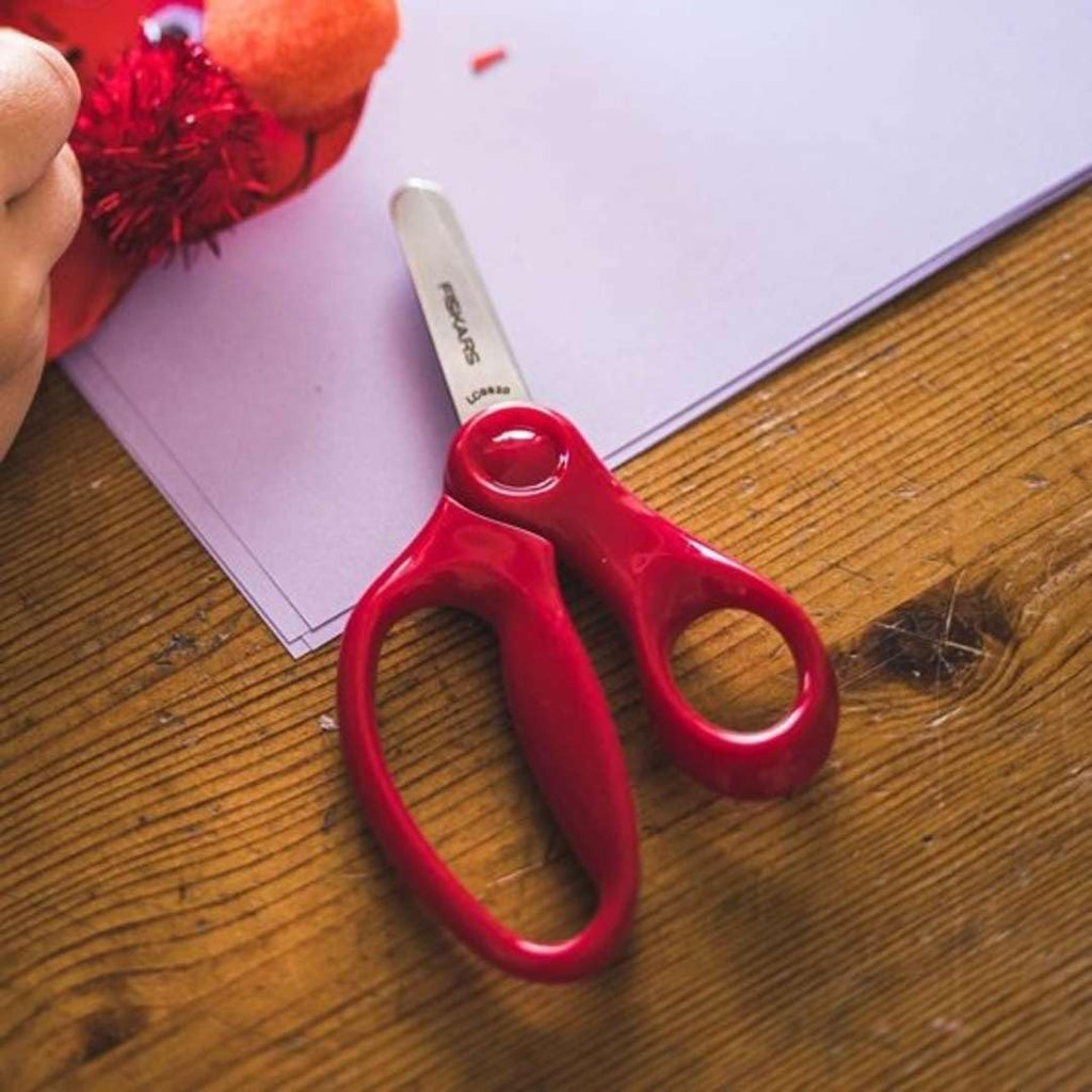 Fiskars kids scissors 13cm, red
