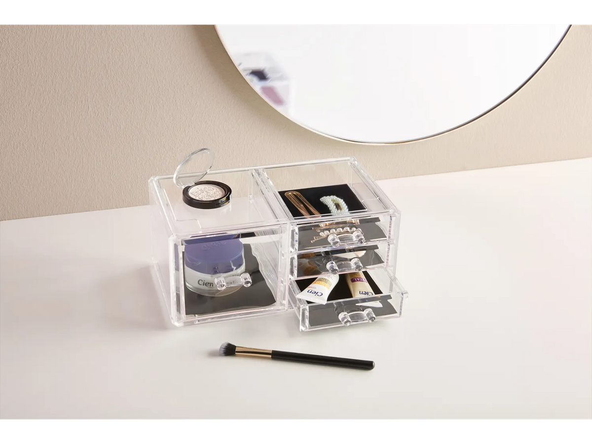 Transparent cosmetics organizer - Style 3