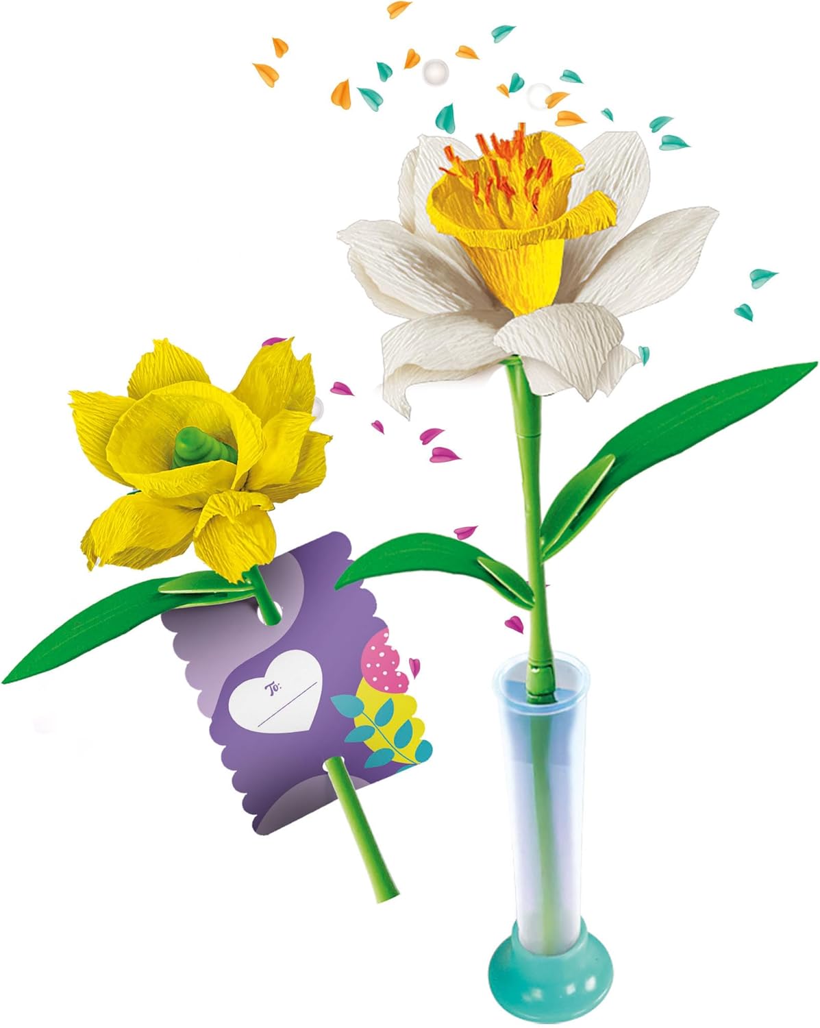 Clementoni - Idea Create Your Flower Kit - Daffodil