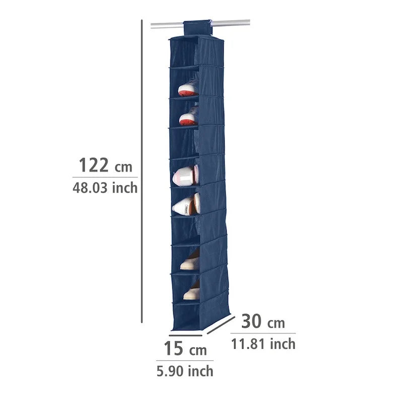 W5 Shoe/Towel Organizer - 10 Compartments, 15x120x30 cm