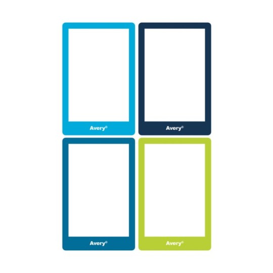 AVERY School stickers, hand-writable - 148mm x 105mm (pack of 8)