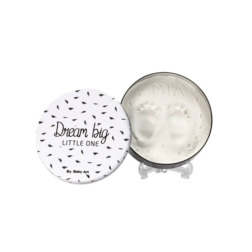 Baby Art Magic Box Round Imprint White and Black