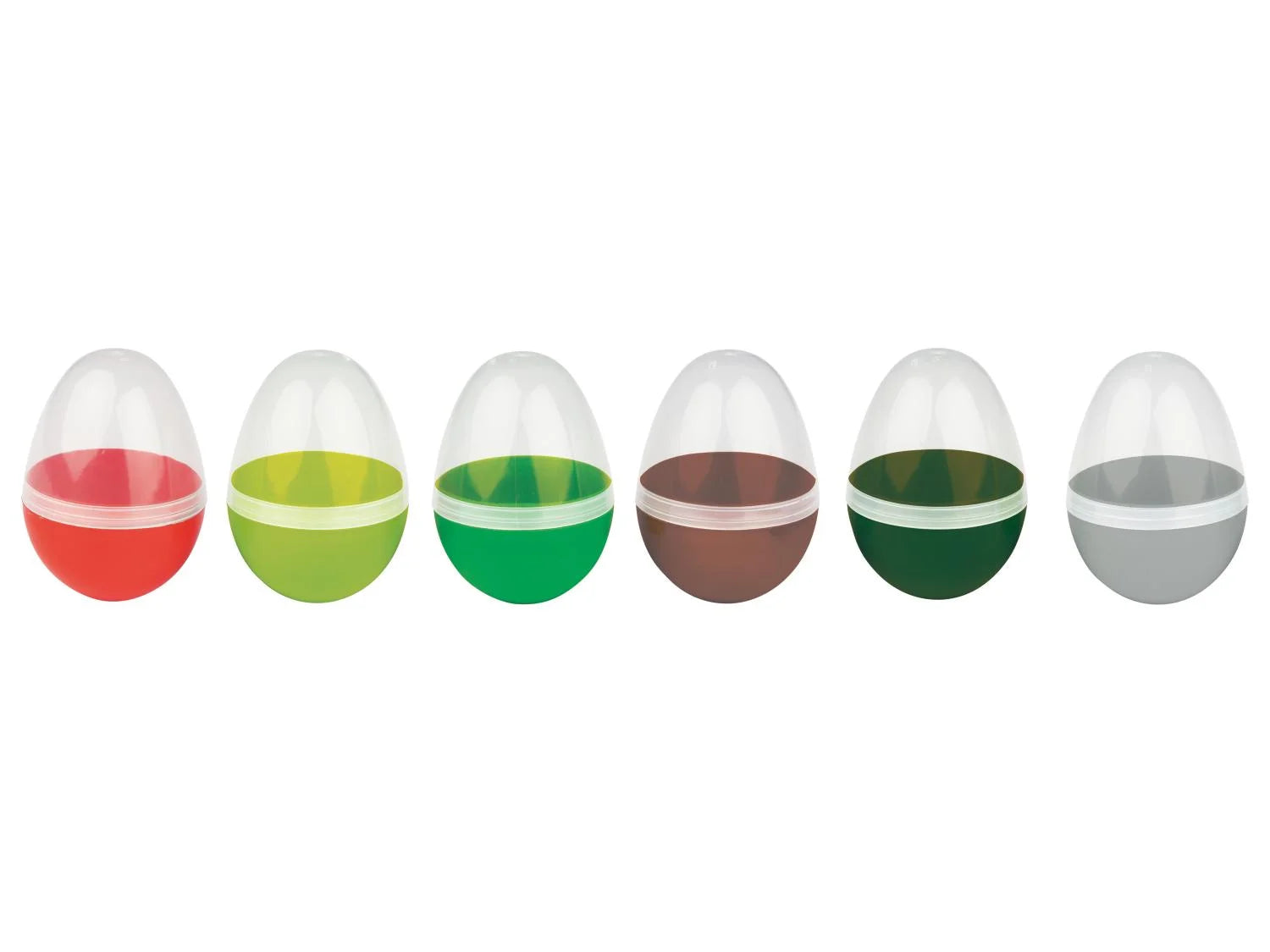 PLAYTIVE® Clippysaurier in egg, 250 pieces