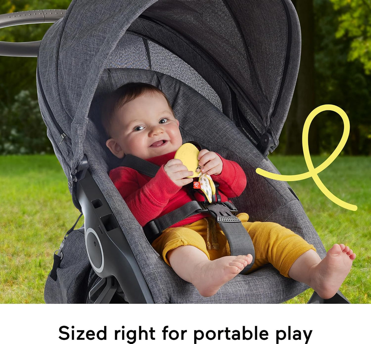 Fisher-Price Baby Toy Snuggle Bunny Teether, BPA-Free, for Newborns Ages 3+ Months