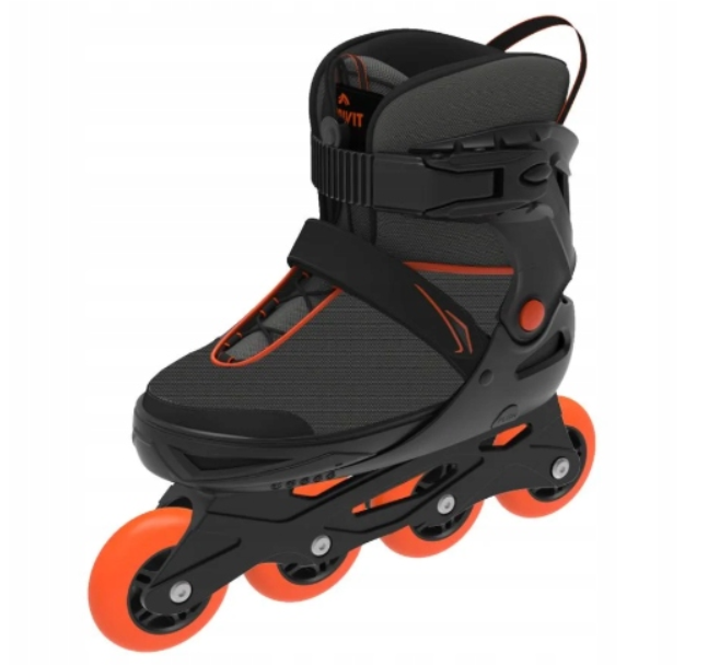 CRIVIT Children's roller skates black with orange size 37-41