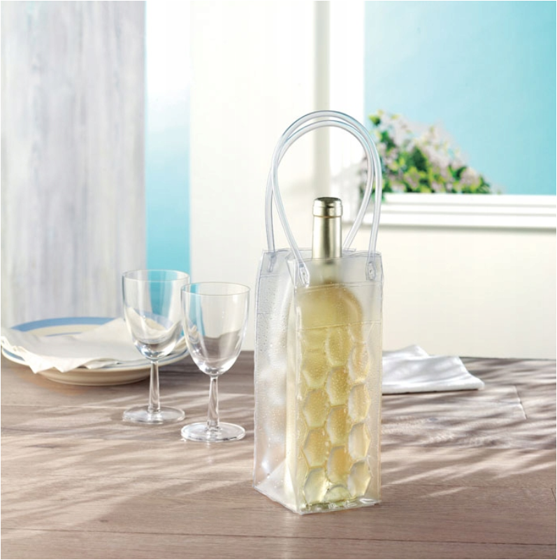 Livarno BOTTLE COOLER thermal bag, transparent, 1 Litre (pack of 2)