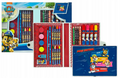 PAW PATROL PAINT SET 34 PIECES PAINT CRAYONS WAX FLAPS 