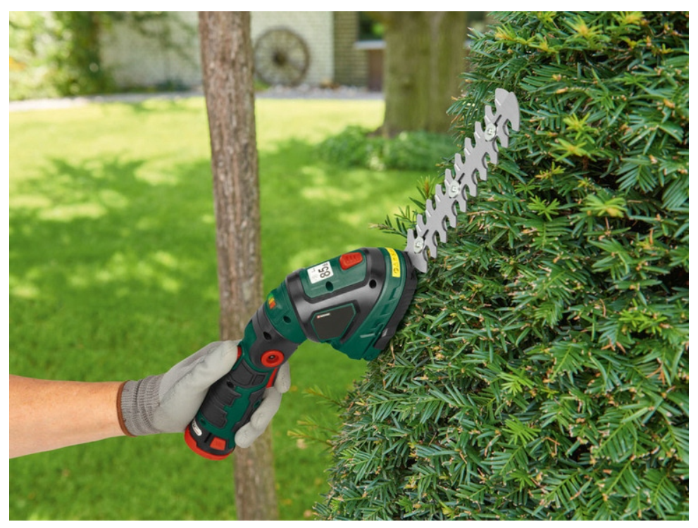 Parkside 2-in-1 cordless grass and shrub shears