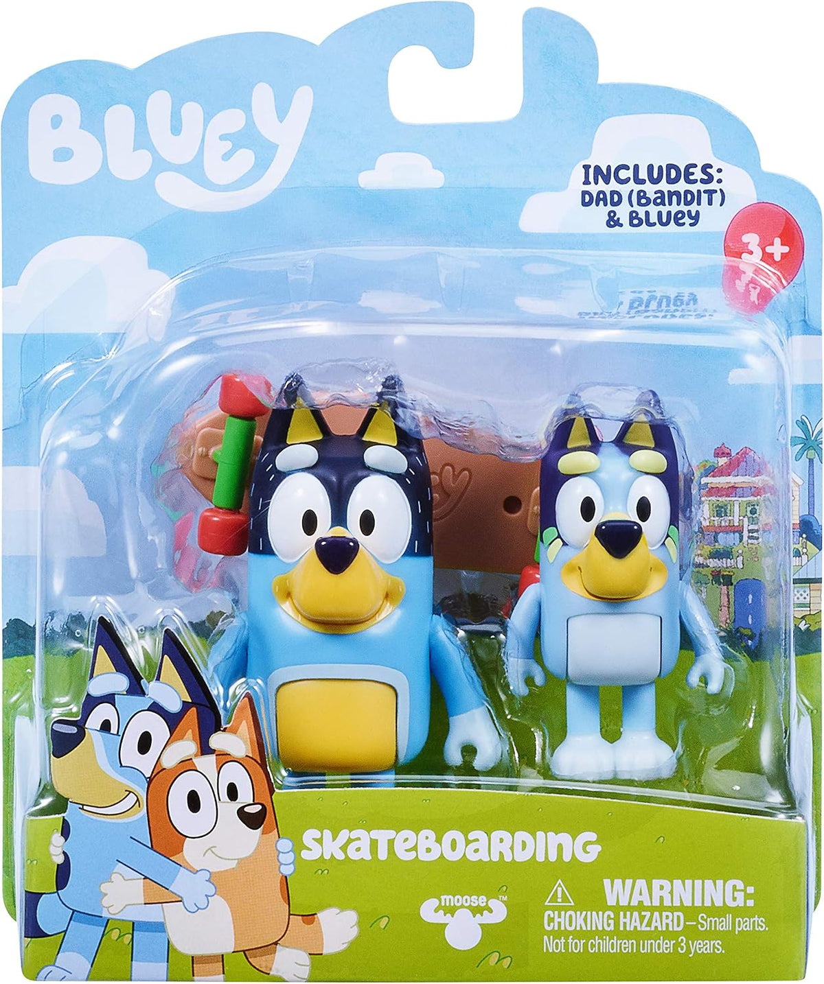 Skateboard - BLUEY & BANDIT, 2-piece set
