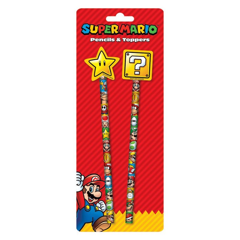 Super Mario stationery set 2 pieces in Reusable Case