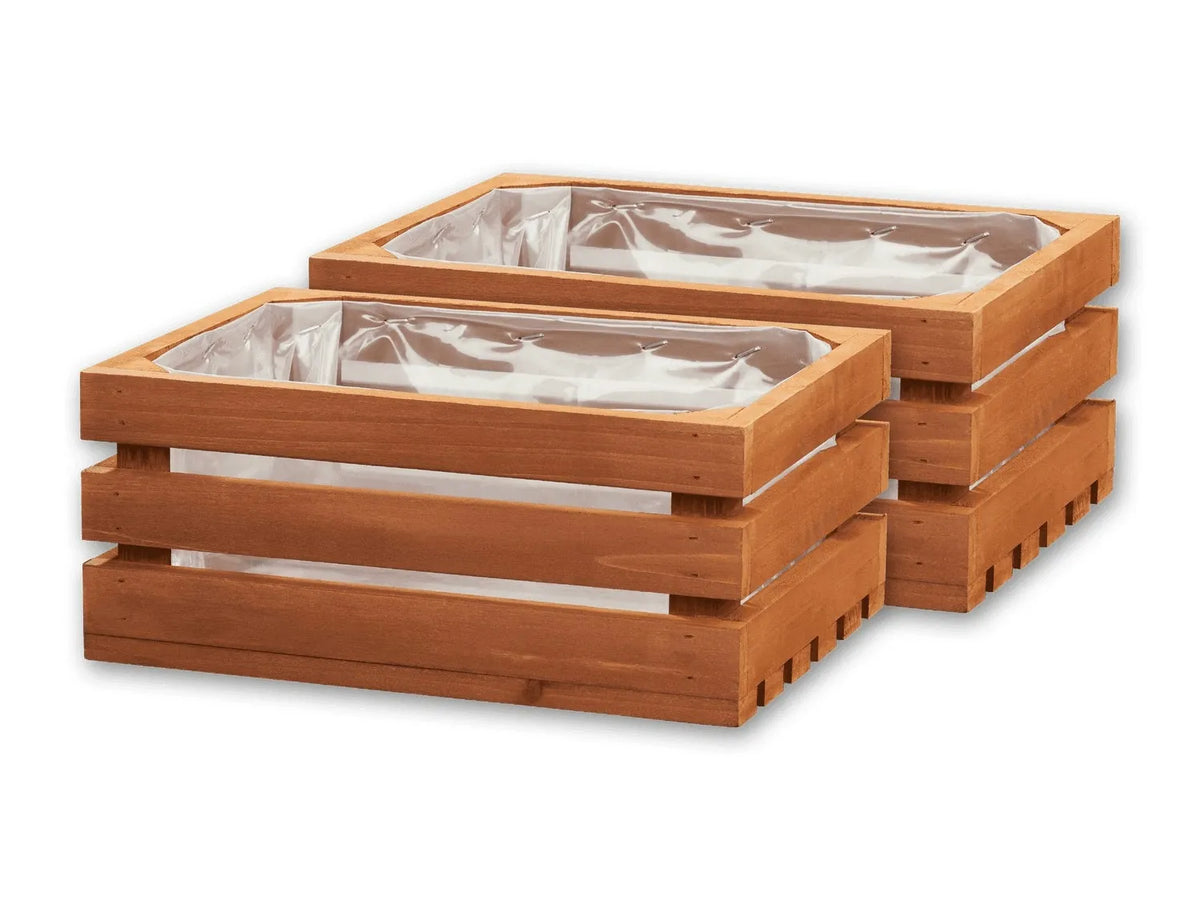 Parkside Wood Planter box - 17.5x12.5x7.5 cm