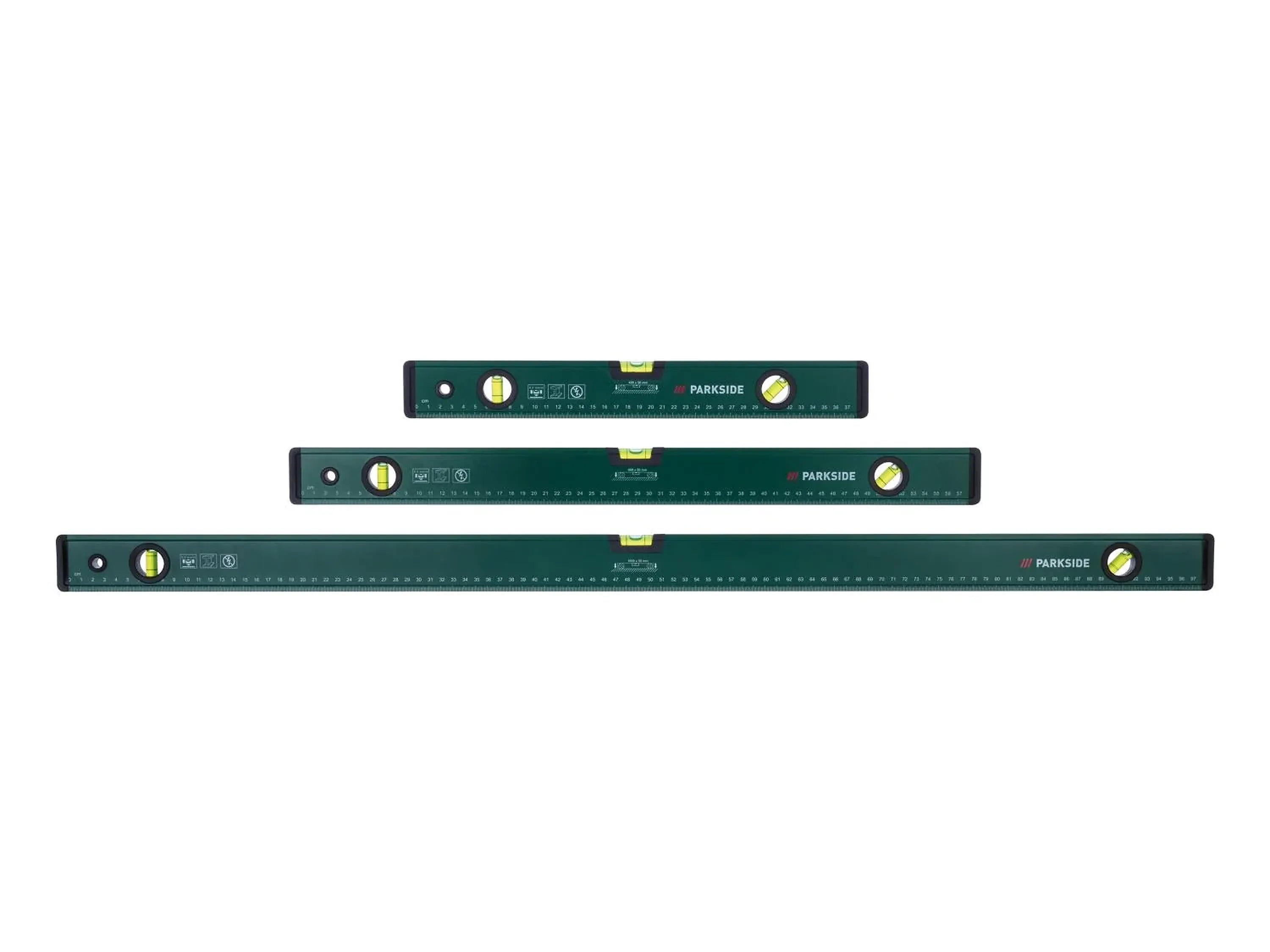 PARKSIDE® Spirit Level Set, 3 pieces