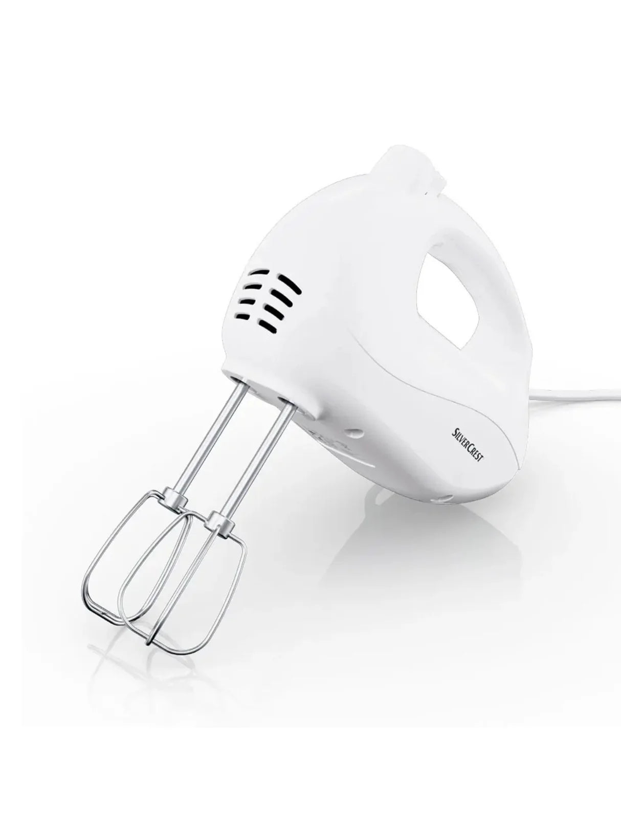 Silvercrest 120W Hand Mixer 5 Speeds Turbo White