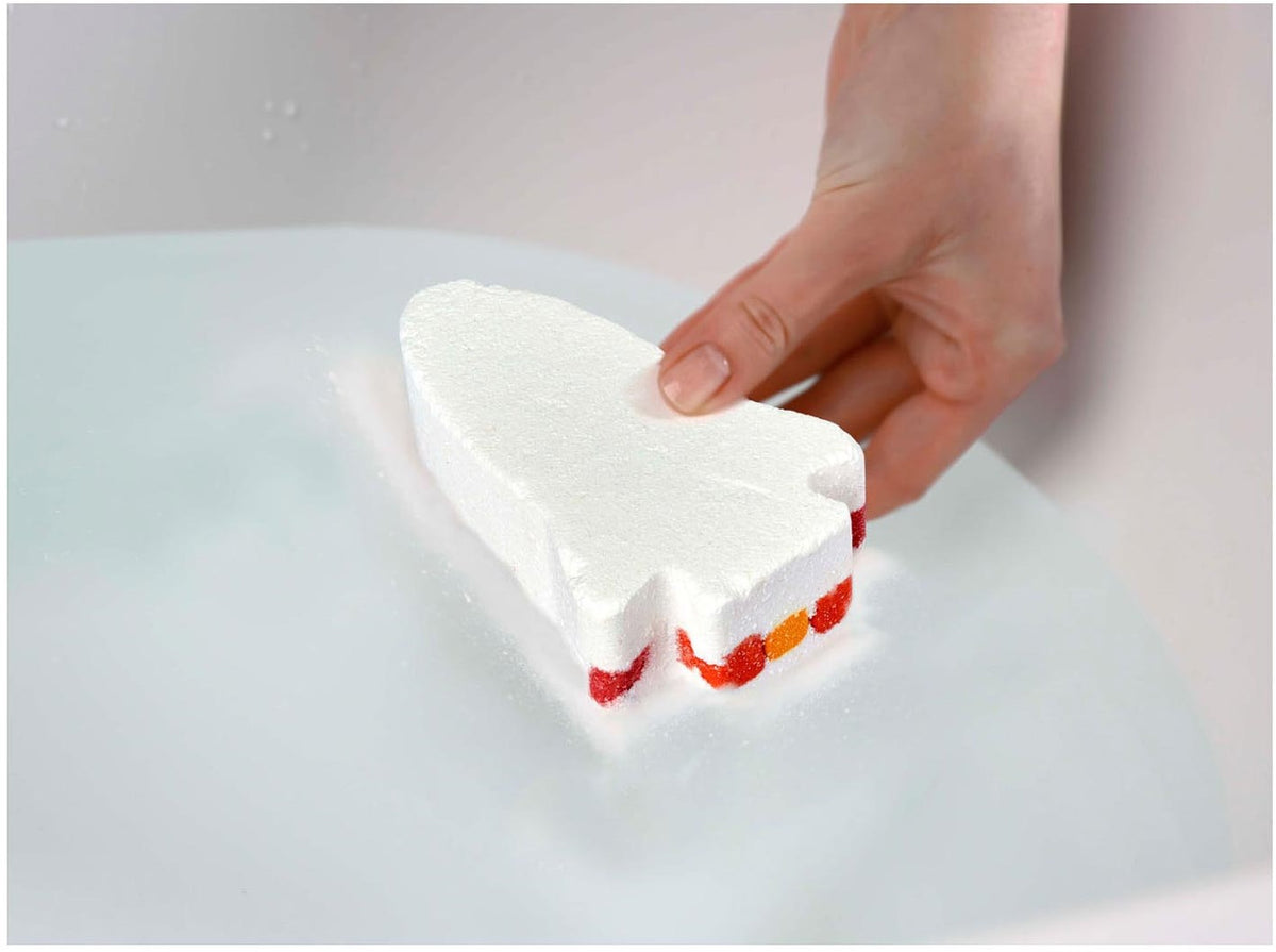 Glibbi bath bomb rocket bath toy colorful fizzing rocket