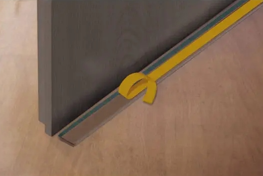 Bottom Door Seal Brush Stip - 1 meter (brown)