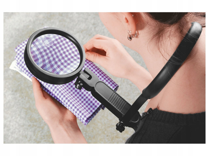 CRELANDO Universal magnifying glass, diameter 10.4 cm