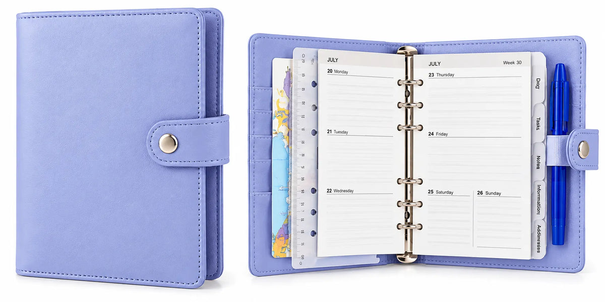 CRELANDO® Personal Organiser 2026/2027 – 6-Ring Planner (Filofax)
