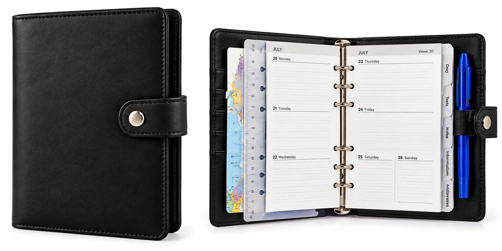 CRELANDO® Personal Organiser 2026/2027 – 6-Ring Planner (Filofax)