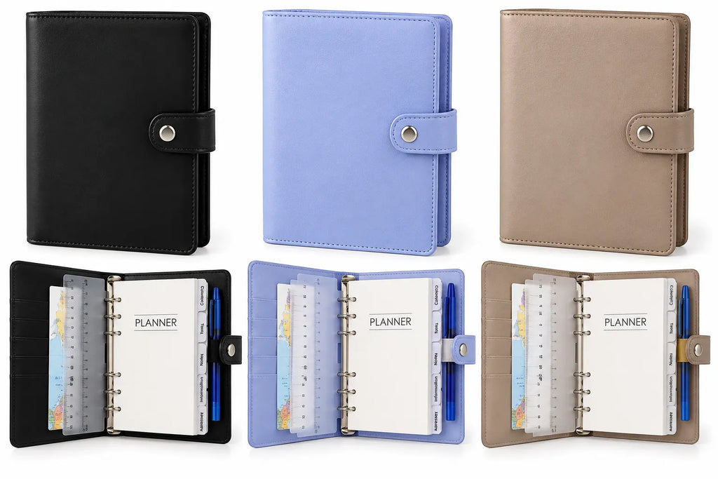 CRELANDO® Personal Organiser 2026/2027 – 6-Ring Planner (Filofax)