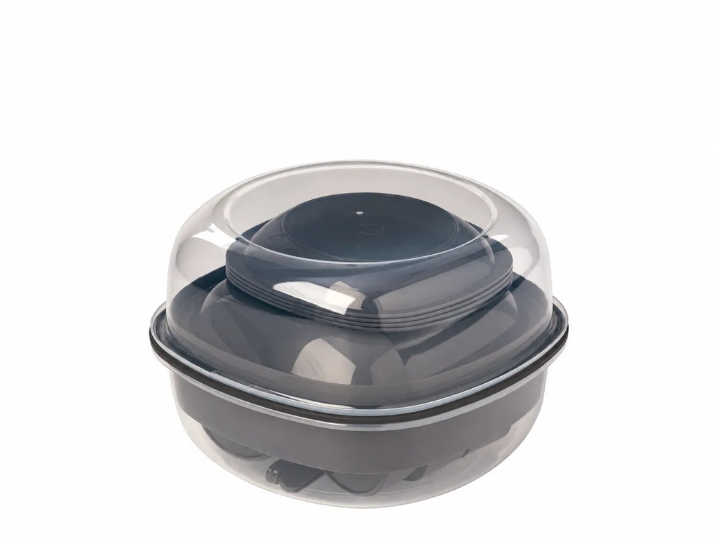 CRIVIT Camping Resusable Dinnerware Set, 32-pieces
