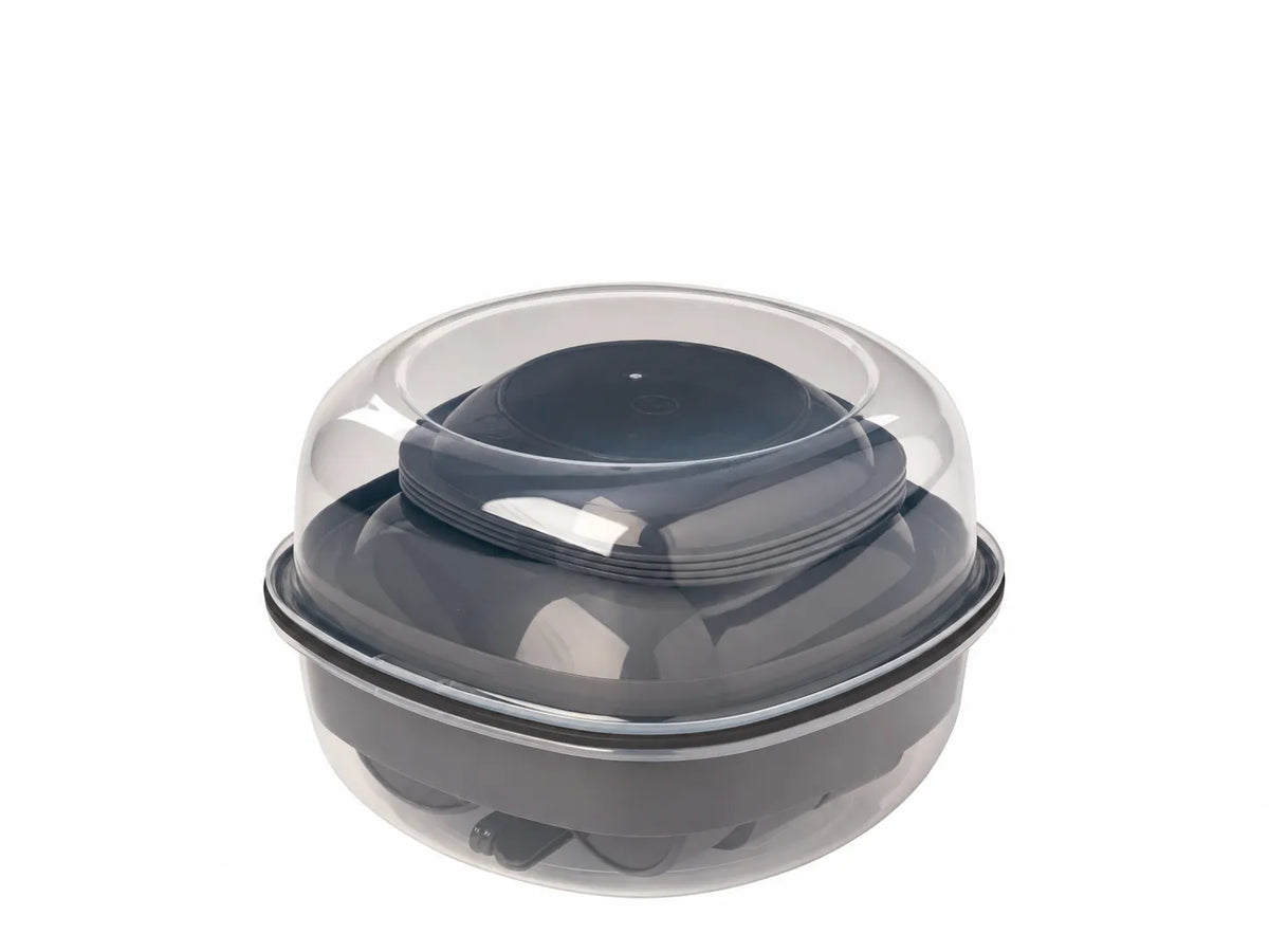 CRIVIT Camping Resusable Dinnerware Set, 32-pieces