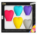 Cien Beauty Set of Protective Silicone Makeup Brush Caps (5 pcs.)
