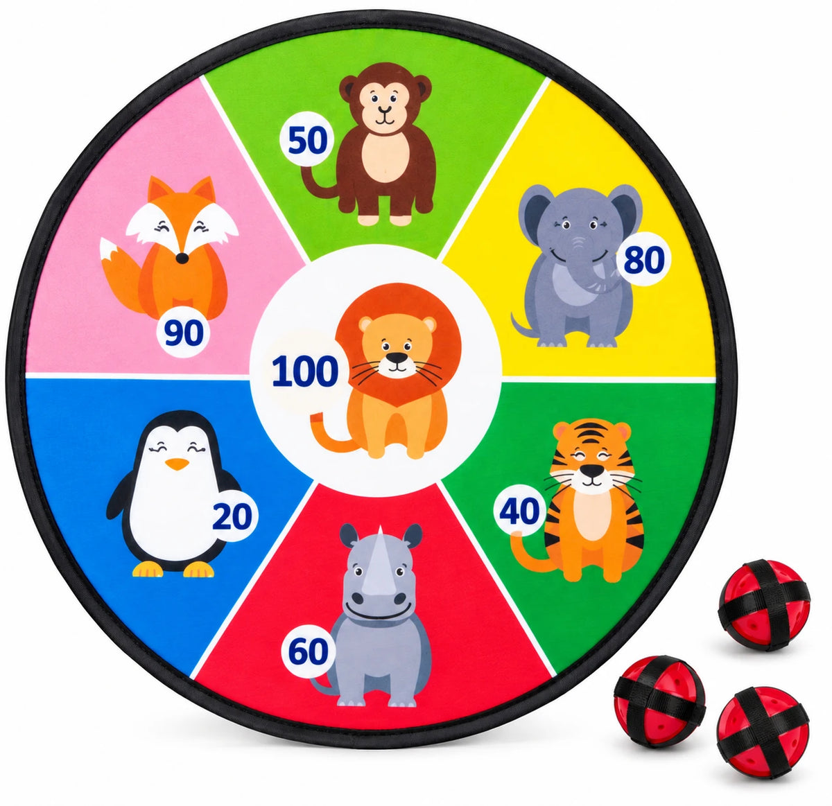 Playtive Velcro animal ball darts safe for kids