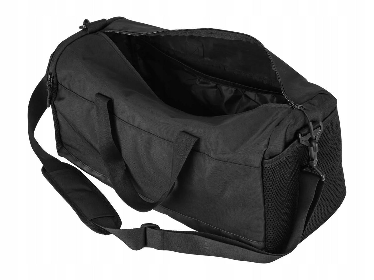 Crivit sports bag holdall 25 L Black plain 45 x 22.5 x 20 cm