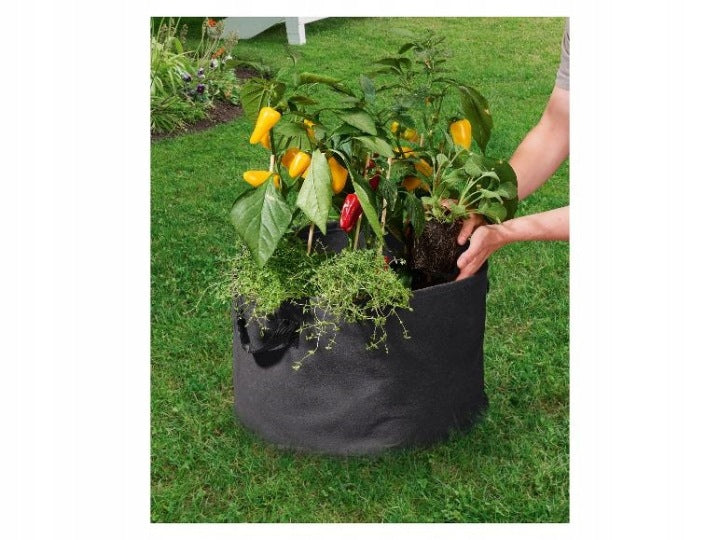 Parkside black felt flowerpot 50 cm x 50 x 30 cm