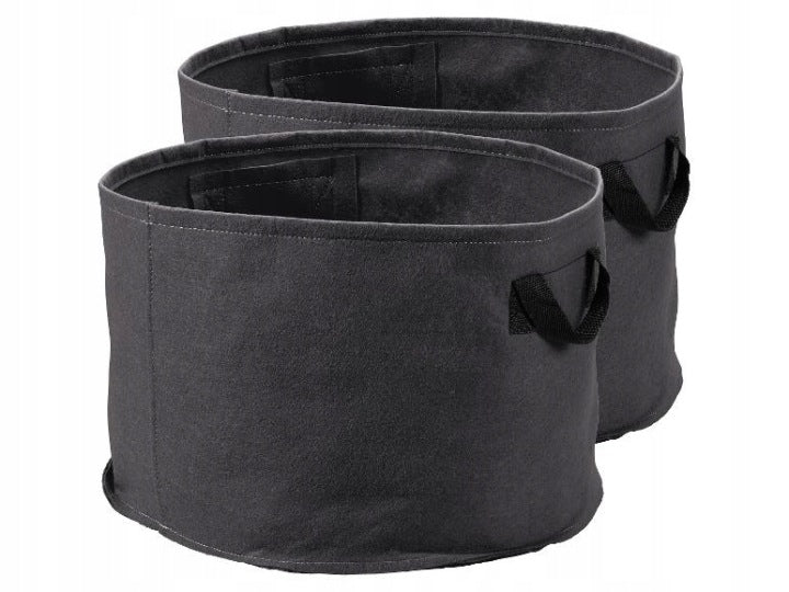 Parkside black felt flowerpot 50 cm x 50 x 30 cm