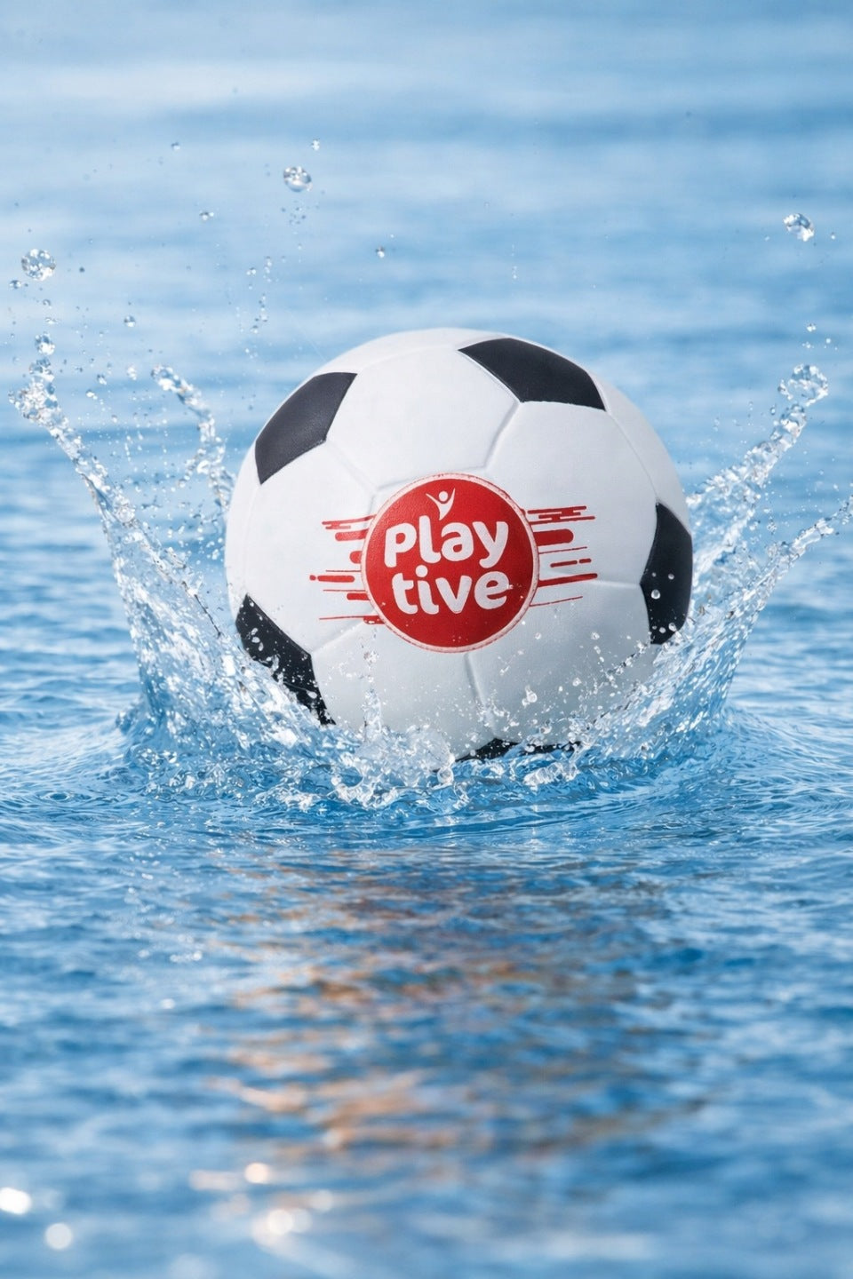 Rubber bouncing mini water ball, sensory, bouncing on water, 9 cm