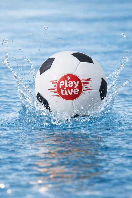 Rubber bouncing mini water ball, sensory, bouncing on water, 9 cm