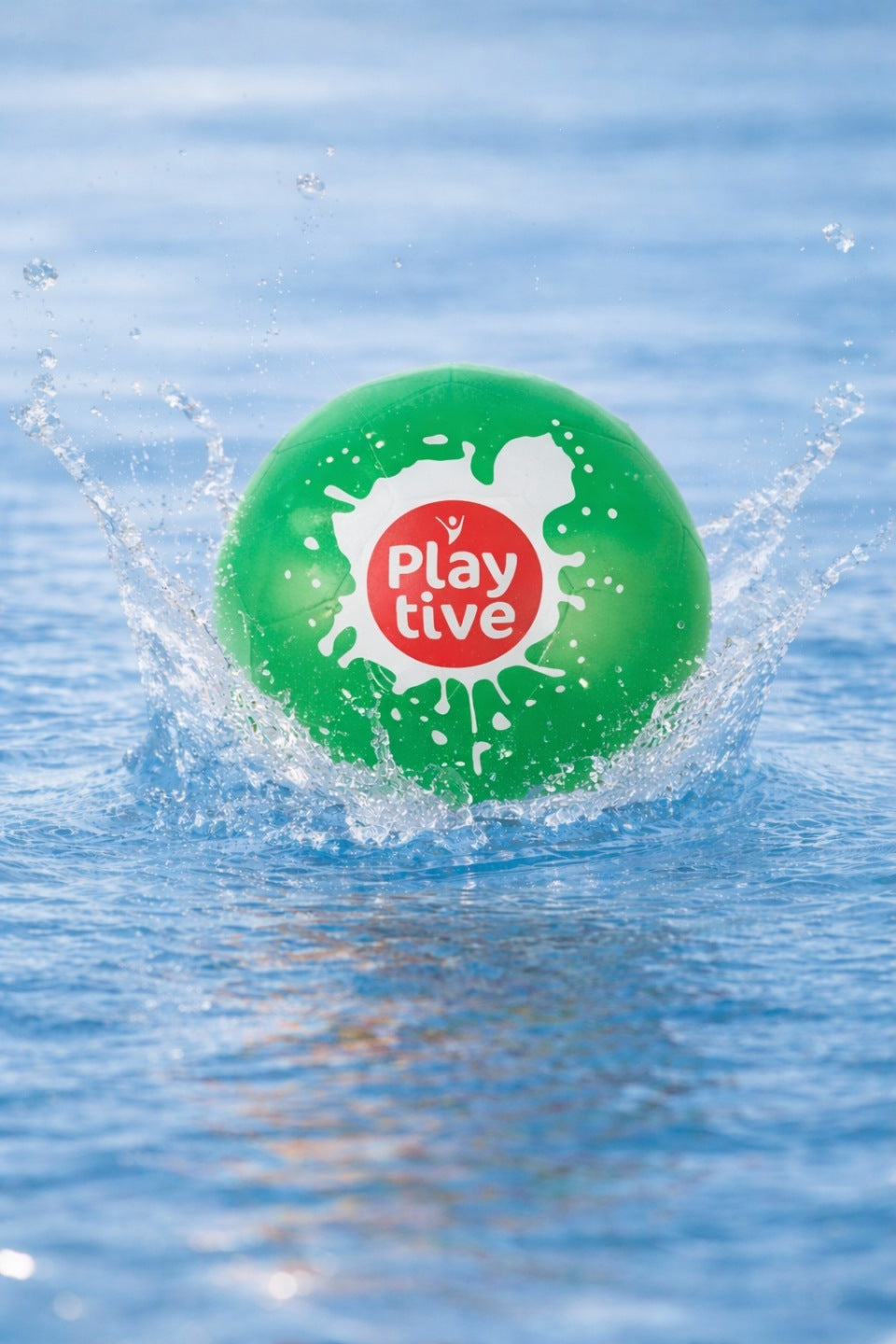 Rubber bouncing mini water ball, sensory, bouncing on water, 9 cm