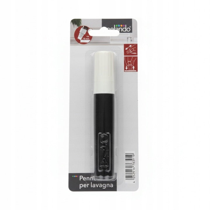 Crelando chalk pen white - large for blackboard, glass, wood, etc.