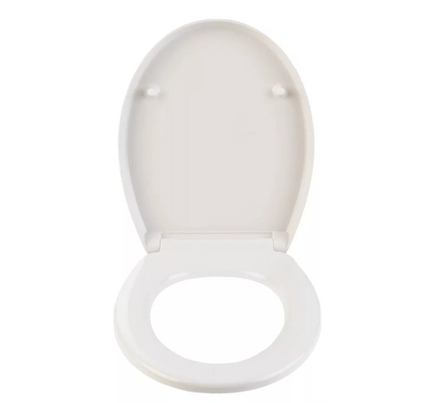 LIVARNO home Universal toilet seat made of thermoplastic plastic - white