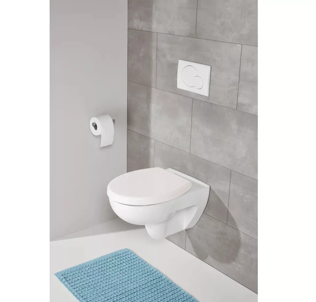 LIVARNO home Universal toilet seat made of thermoplastic plastic - white
