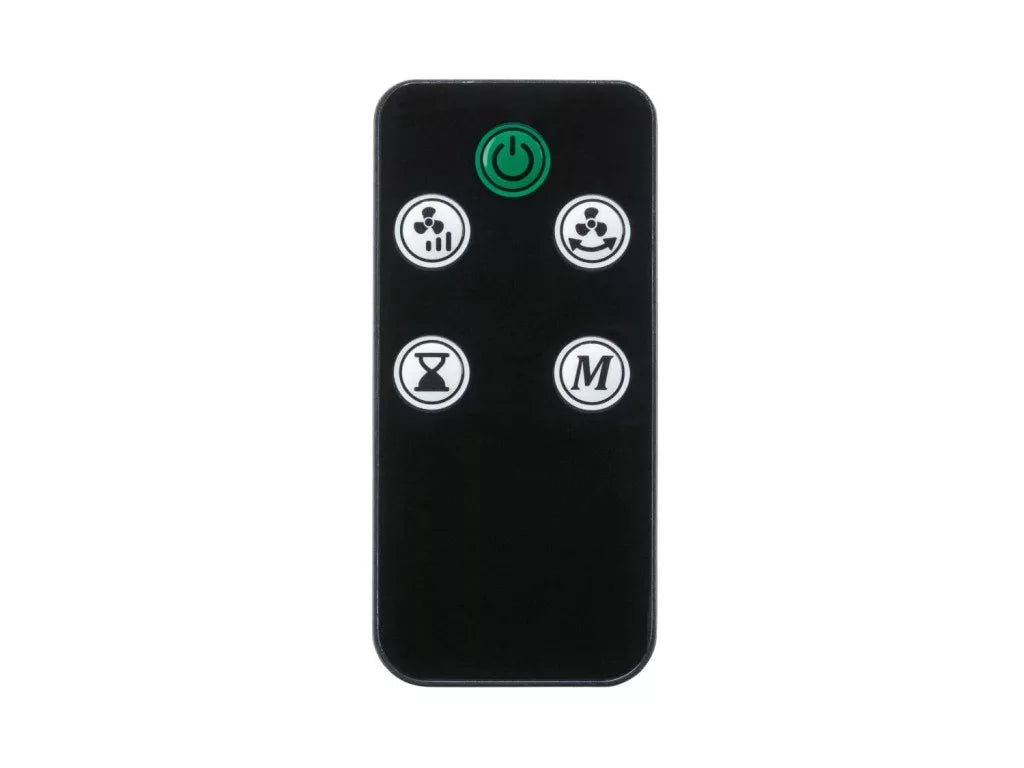 SilverCrest Digital tower fan, column fan with LED display, remote control, black, 50 W