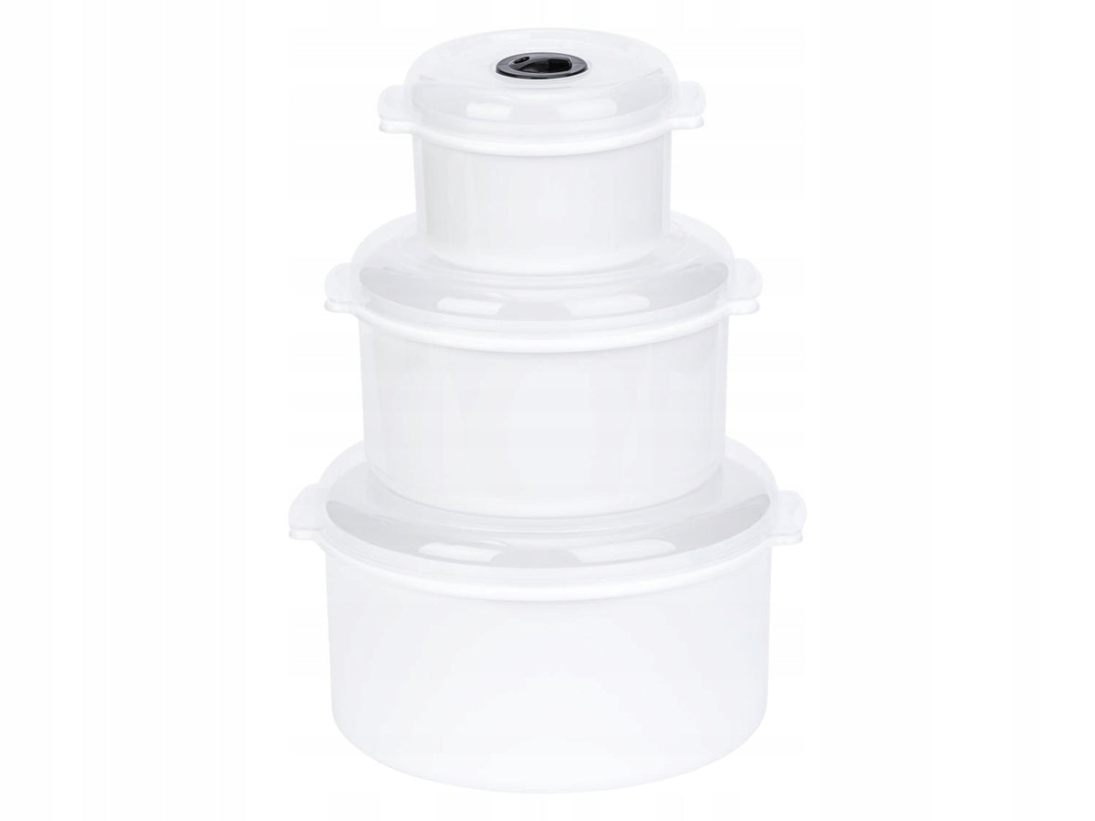LIVARNO home Microwave containers, 3 pieces