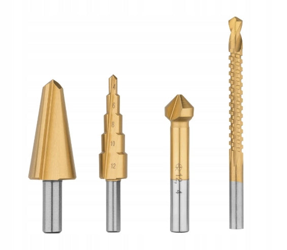 PARKSIDE 4-in-1 multifunctional metal and wood drill set