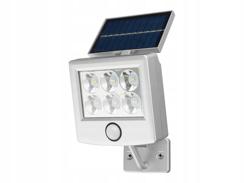 LIVARNO Solar LED Spotlight with Motion Sensor, 6 Bright LEDs, Twilight Sensor