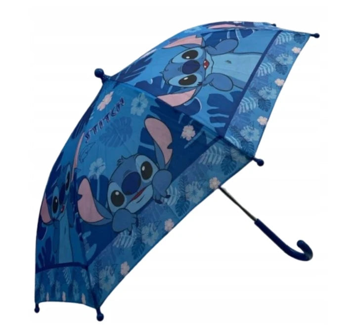 DISNEY CHILDREN'S UMBRELLA BLUE STITCH 55 x 69cm (LxW)