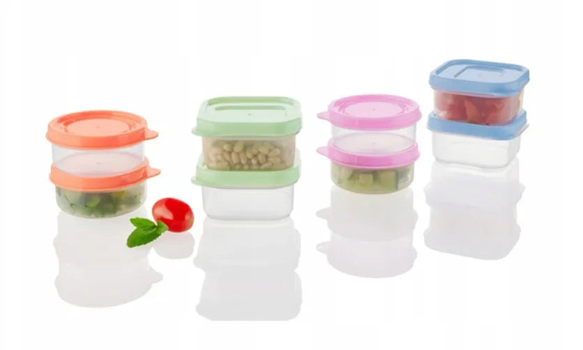 LIVARNO Set of small food storage containers, 8 pieces